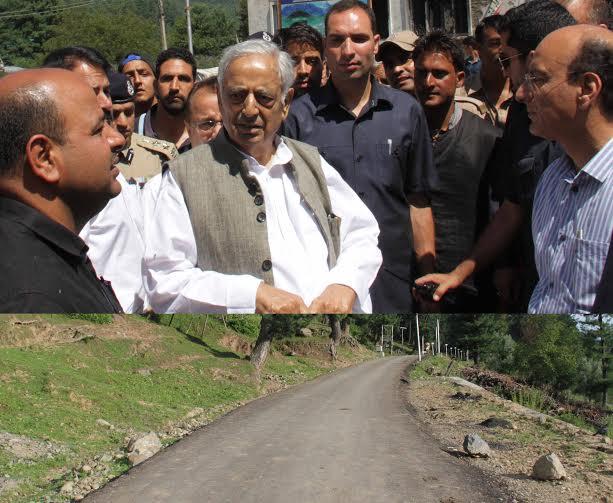 CM meets pilgrims at Pahalgam, takes stock of dev works